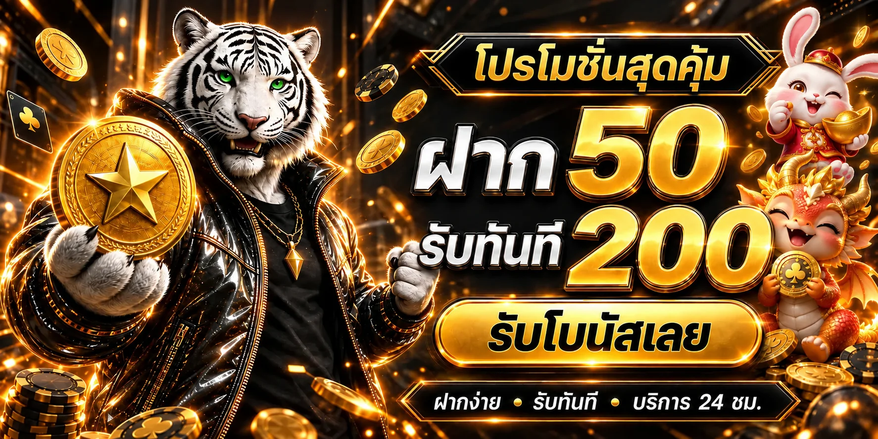 ภาพแนะนำเกม E28BD12 พร้อมตัวละครแฟนตาซีโทนทอง